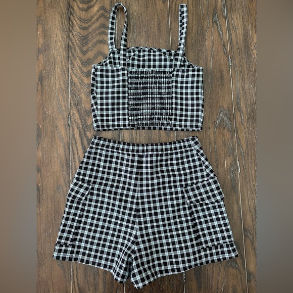 Black, Blue, and White Matching Set - Picture 2 of 3